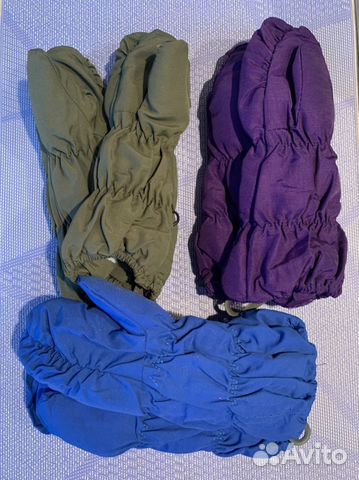 Варежки новые зимние детские не промокаемые
