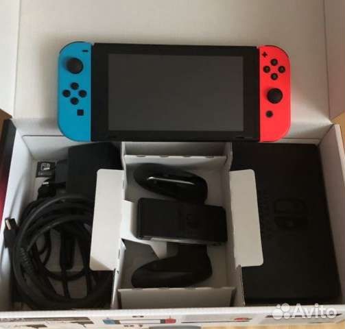 Прошитая Nintendo Switch rev.2 32Gb+64Gb