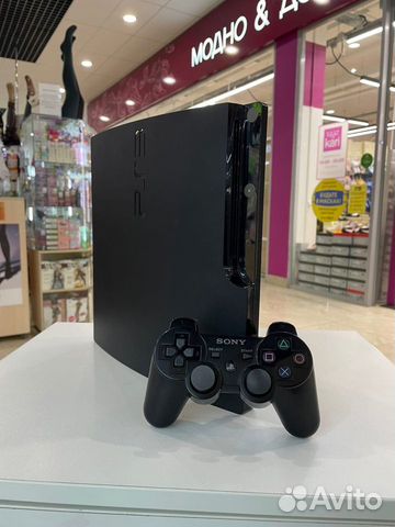 PlayStation 3 slim 500 gb+1 джой+110 игр