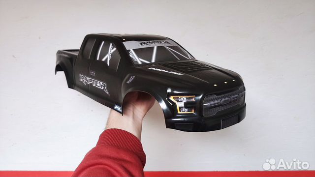 Ford raptor неубиваемый кузов для rc (оклеенный)