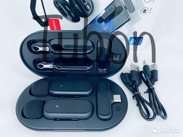 Беспроводной петличный микрофон Type-C 2микрофона