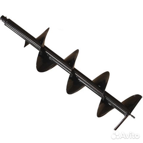 Шнек для грунта 250 мм, d20 мм