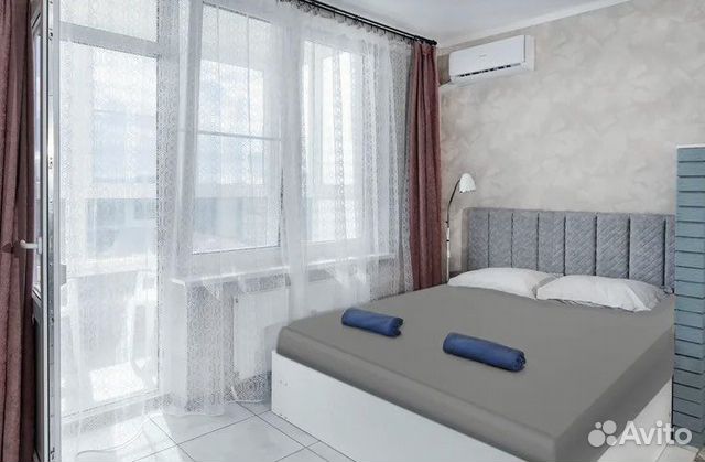

Квартира-студия, 36 м², 2 кровати