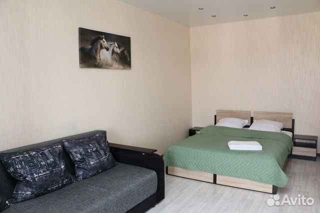

1-к. квартира, 42 м², 2 кровати