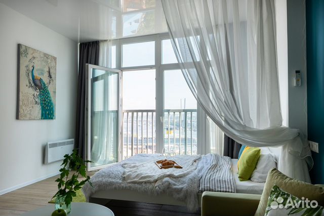 

Квартира-студия, 40 м², 2 кровати