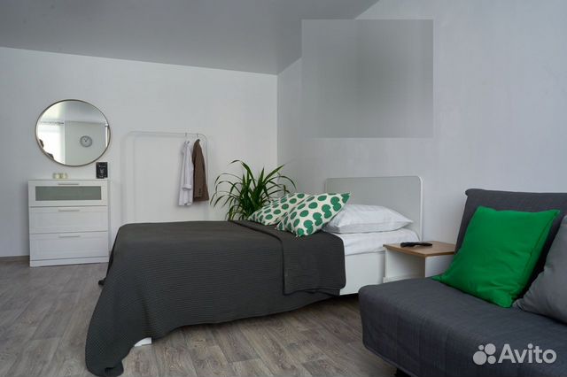 

Квартира-студия, 30 м², 2 кровати