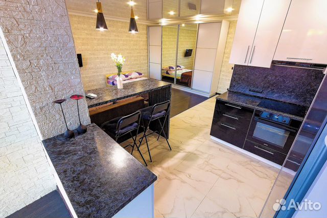 

Квартира-студия, 41 м², 2 кровати