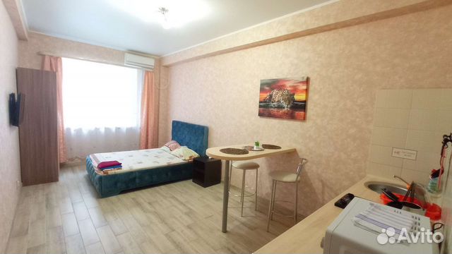 

Квартира-студия, 28 м², 1 кровать