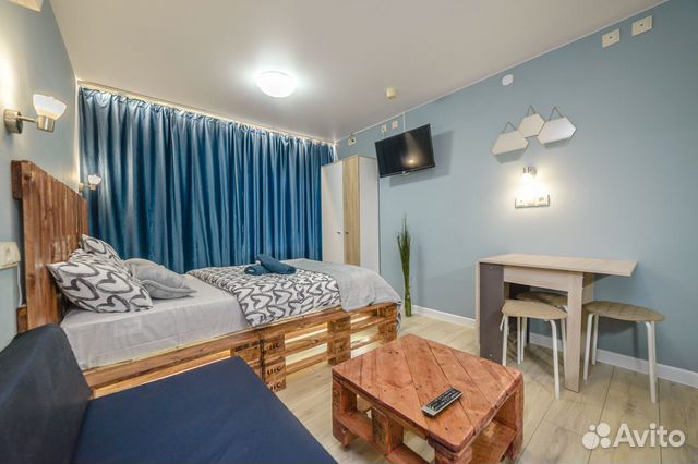 

1-к. квартира, 23 м², 2 кровати