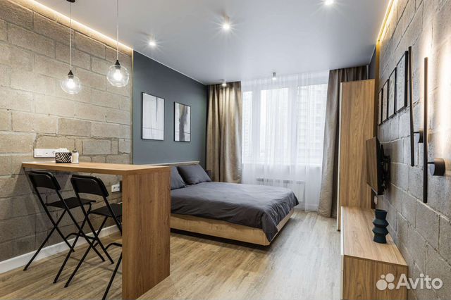 

Квартира-студия, 25 м², 1 кровать