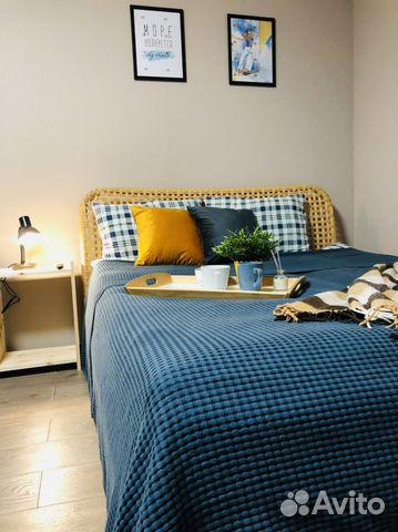 

1-к. квартира, 44 м², 3 кровати