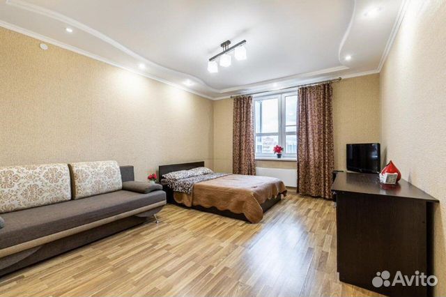 

1-к. квартира, 42 м², 2 кровати