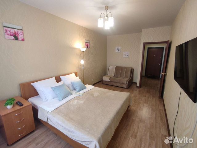 

1-к. квартира, 40 м², 2 кровати