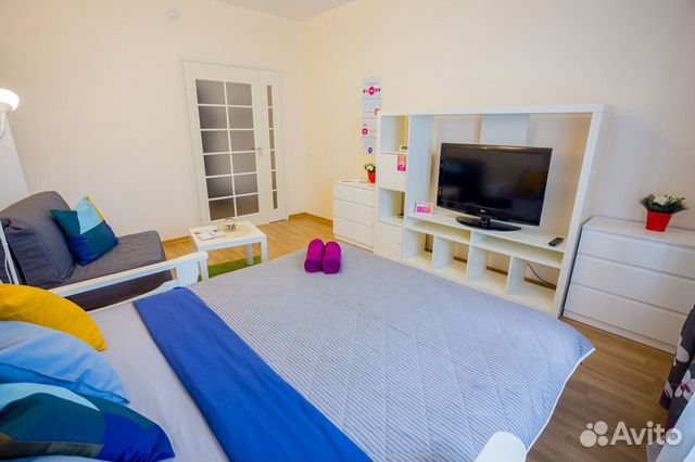 

1-к. квартира, 41 м², 2 кровати