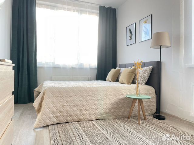 

1-к. квартира, 45 м², 2 кровати