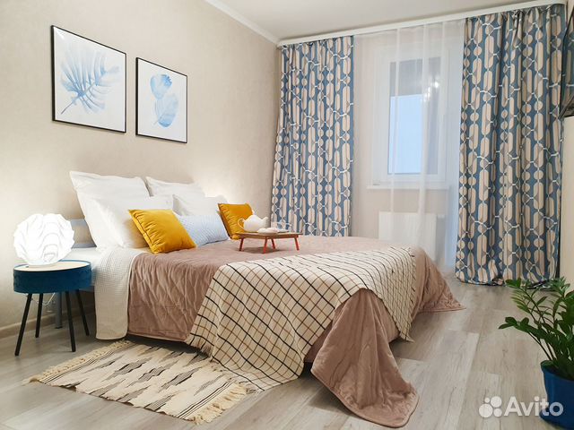 

1-к. квартира, 38 м², 1 кровать