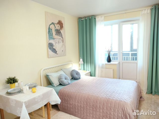 

Квартира-студия, 27 м², 1 кровать