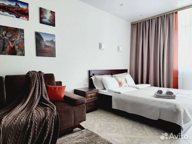 

Квартира-студия, 34 м², 2 кровати