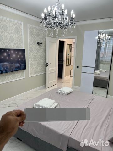 

1-к. квартира, 46 м², 2 кровати