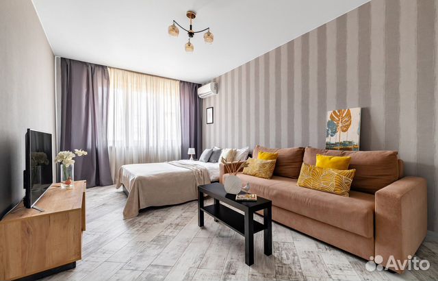 

1-к. квартира, 43 м², 2 кровати