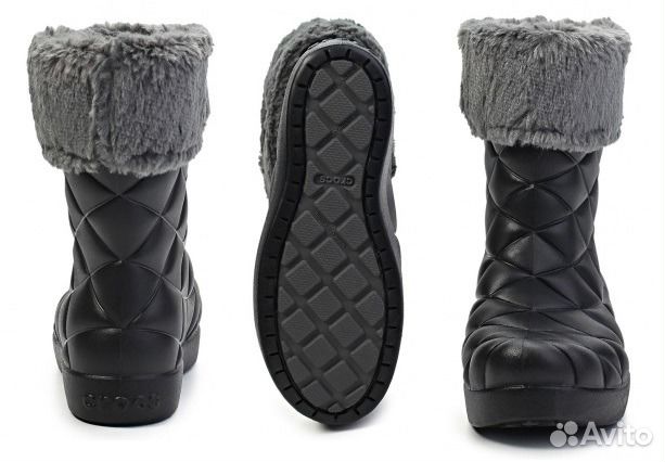 Сапоги резиновые черные Crocs J3 на 34 - 35 р Сапоги резиновые черные Crocs J3 на 34 - 35 р