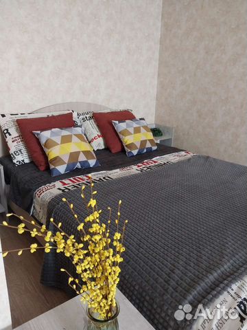 

1-к. квартира, 42 м², 3 кровати