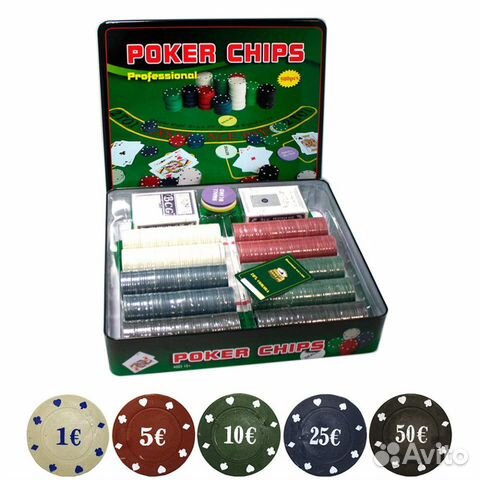 Набор для покера Holdem Lite 500 с сукном Набор для покера Holdem Lite 500 с сукном