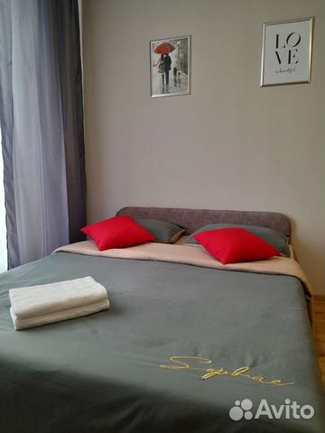 

Квартира-студия, 27 м², 2 кровати