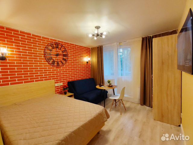 

Квартира-студия, 25 м², 2 кровати