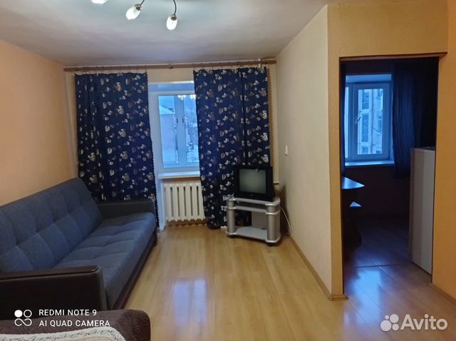 

1-к. квартира, 32 м², 2 кровати