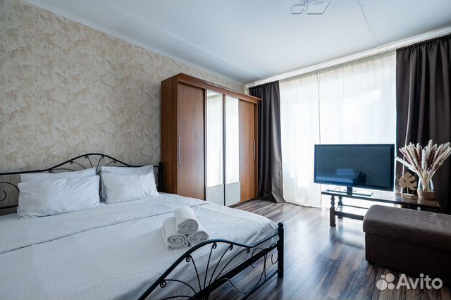 

1-к. квартира, 45 м², 2 кровати
