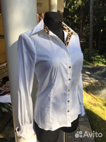 Рубашка блузка Guess Marciano с запонками