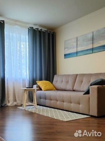 

1-к. квартира, 44 м², 2 кровати