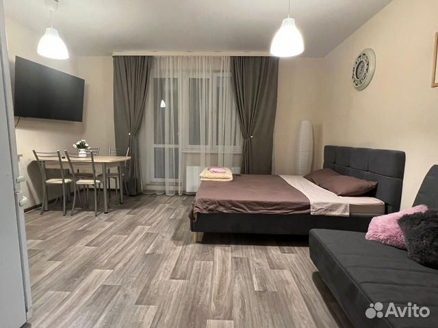 

Квартира-студия, 32 м², 2 кровати