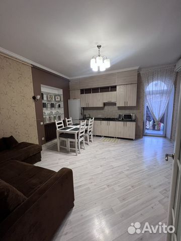 

Квартира-студия, 46 м², 1 кровать