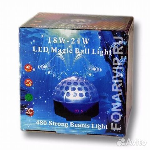 Mp3 Led Magic Ball Light Mx6  -  2