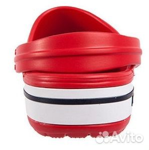Сабо сандалии Crocs Crocband II.5 Clog Red/Navy