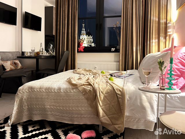 

Квартира-студия, 22 м², 2 кровати