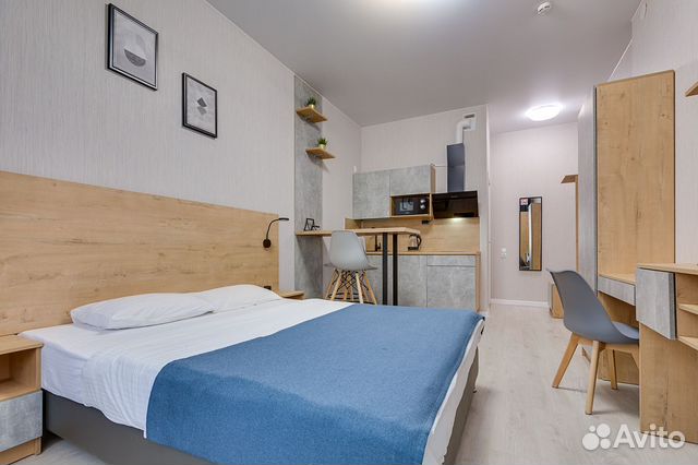 

Квартира-студия, 26 м², 1 кровать