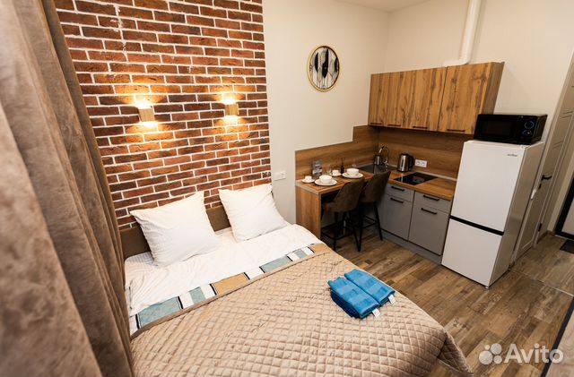 

Квартира-студия, 15 м², 1 кровать