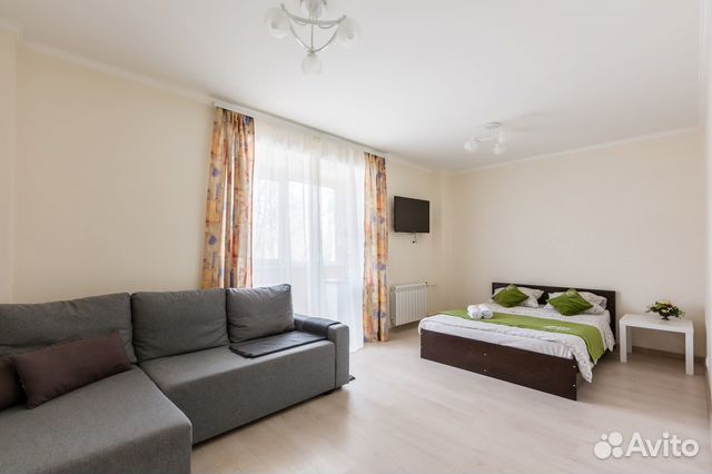 

1-к. квартира, 42 м², 2 кровати