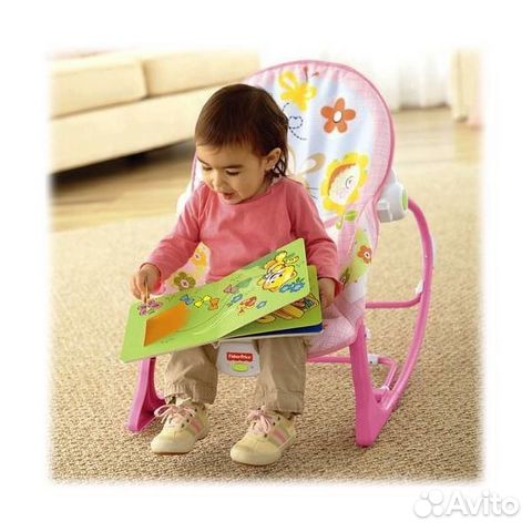 Кресло-качалка шезлонг Fisher Price Растем вместе Кресло-качалка шезлонг Fisher Price Растем вместе