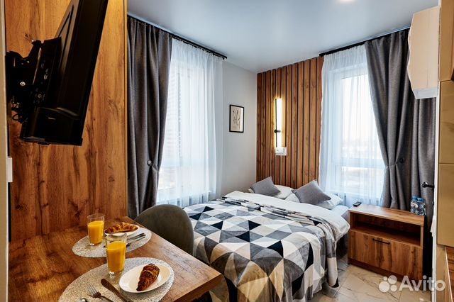 

Квартира-студия, 12 м², 1 кровать