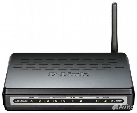 Роутер adsl d-link dsl-2640u