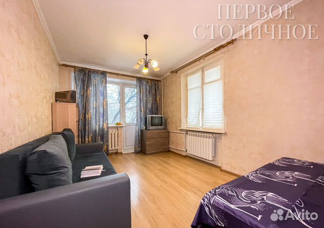 

1-к. квартира, 37 м², 2 кровати