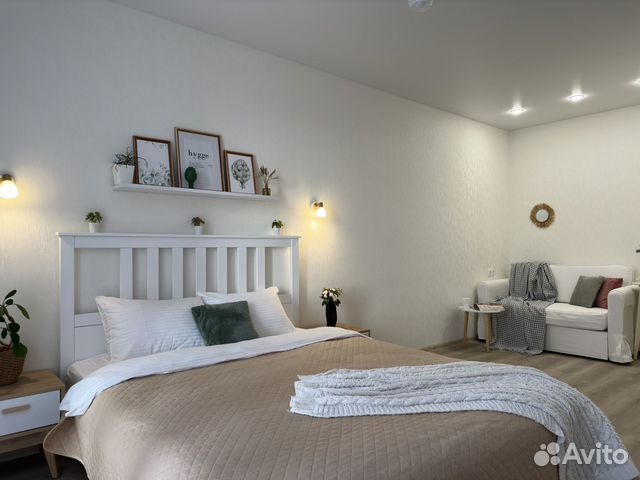 

1-к. квартира, 37 м², 2 кровати