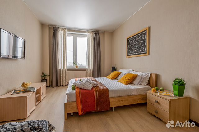

1-к. квартира, 48 м², 3 кровати