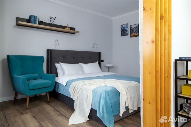 

Квартира-студия, 42 м², 2 кровати