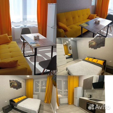 

1-к. квартира, 40 м², 2 кровати