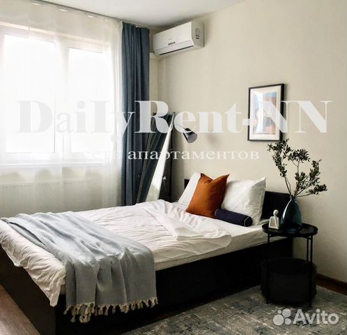 

1-к. квартира, 42 м², 2 кровати